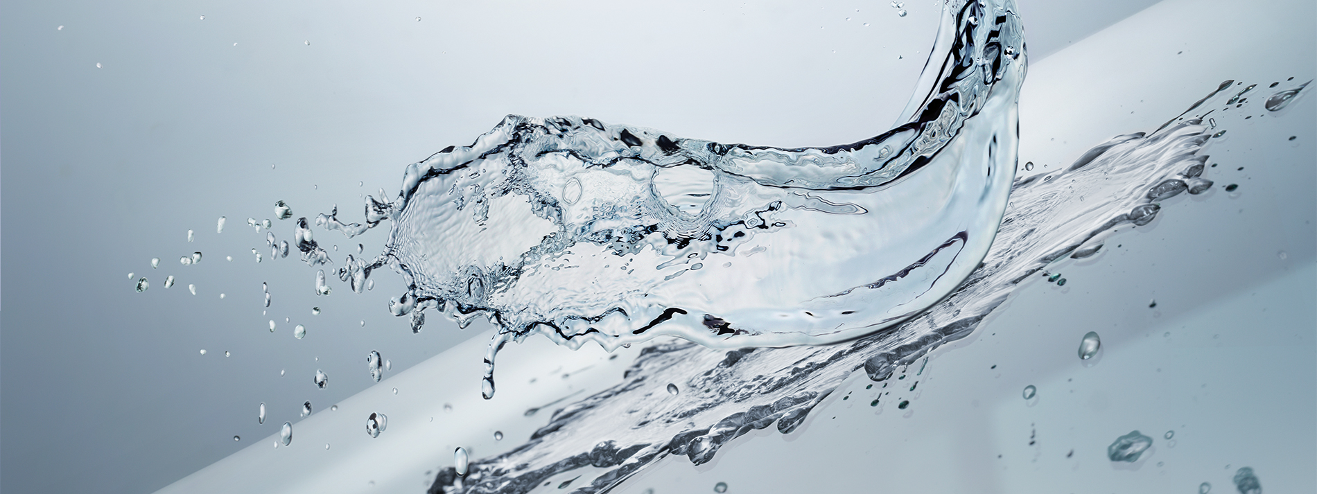Water splashing off a windshield.